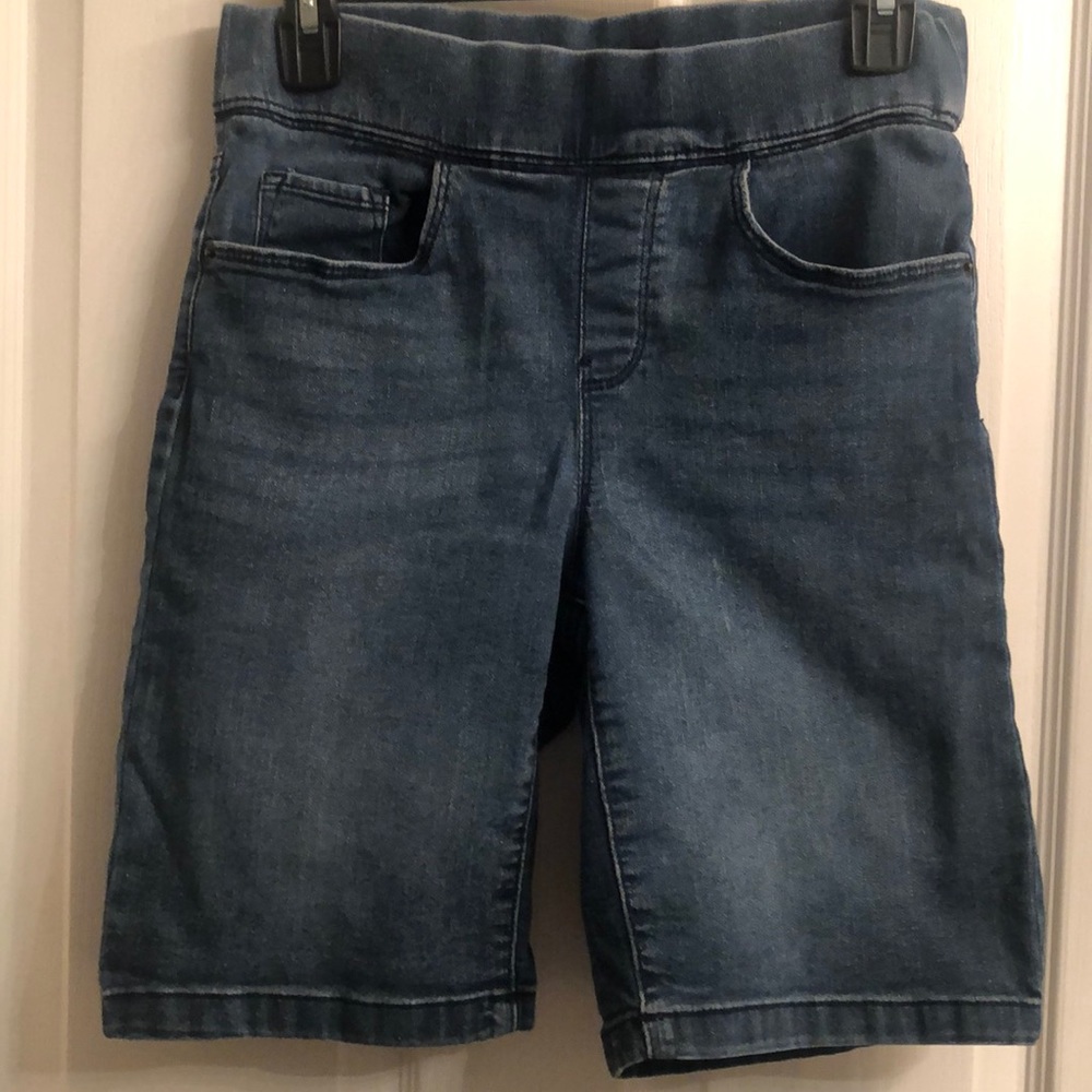 DKNY Pull Up Jean Shorts